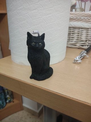 Velas cera de soja 100% de gato personalizadas