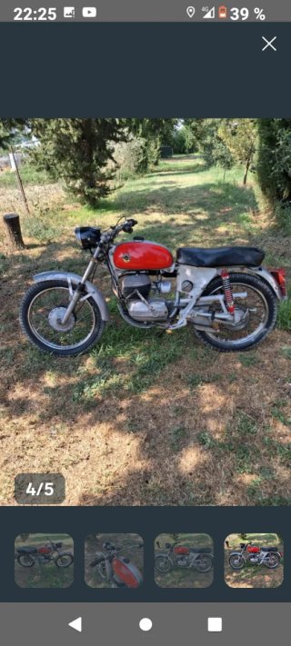 Bultaco Clásica Enduro/Trial Roja/Plata