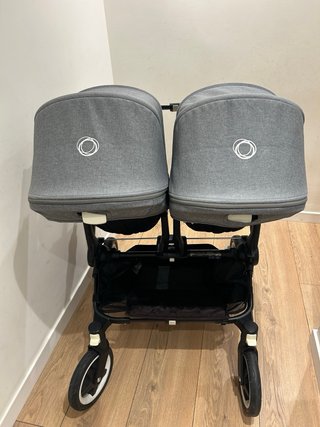 Bugaboo Donkey Negro: 2 Capazos y 2 Sillas
