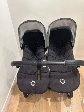 Bugaboo Donkey Negro: 2 Capazos y 2 Sillas