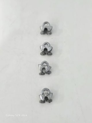 4 Abrazaderas de Acero Inoxidable