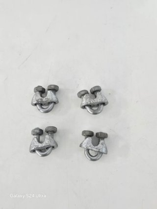 4 Abrazaderas de Acero Inoxidable