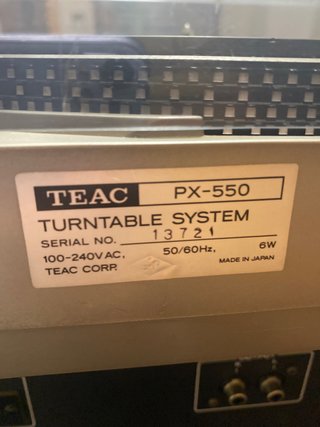 Equipo de sonido TEAC Plata