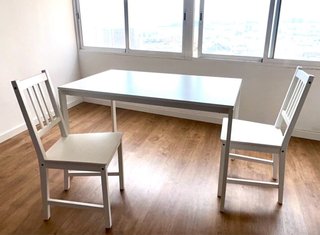 Mesa Melltorp + 2 Sillas Stefan Ikea