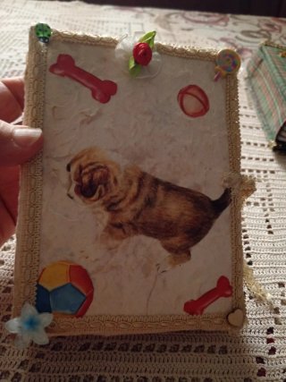 Album foto vintage fatto a mano