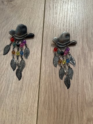 Pendientes Vintage Sombrero Multicolor
