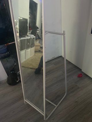Espejo de pie Ikea blanco