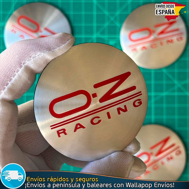 Emblema OZ Racing 56mm Tapacubos Centro Llantas