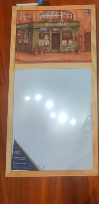 Lavagnetta Matop con cornice in legno