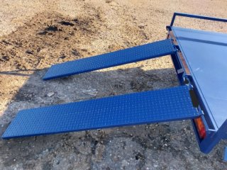 Plataforma 350x160 con freno y doble eje