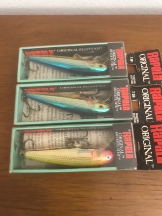 3x Señuelos Rapala Original Floating 7cm