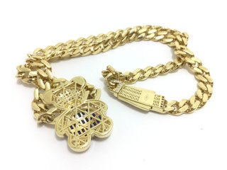 E590632-0 CADENA ORO 18K CON CIRCONITA 22CM
