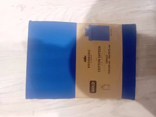 Funda Nórdica Azul Algodón Satén KRONBORG