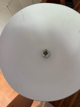 Lámpara Techo IKEA Madera Blanca