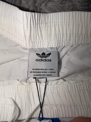 Pantalón Corto Adidas Blanco