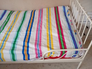 Cama extensible MINNEN IKEA blanca