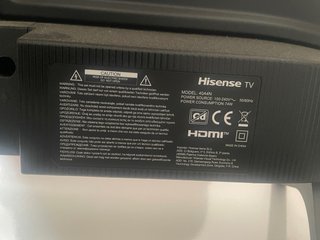 TV Hisense 40” Full HD