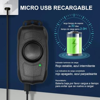 Alarma Bici Mando USB Recargable