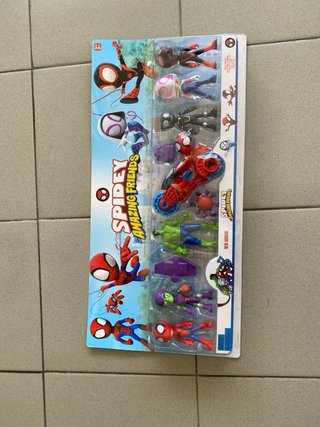 Conjunto Spidey e Amigos Inc. Moto