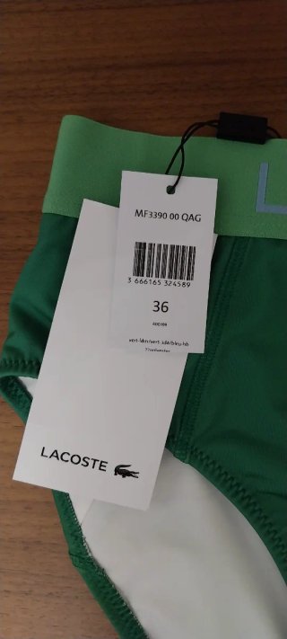 Cueca Lacoste Verde