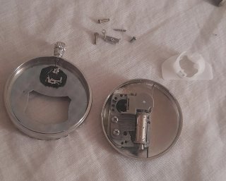 Reloj Bolsillo Musical El Lago de los Cisnes