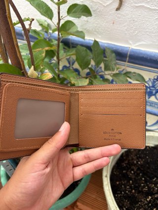 Cartera Louis Vuitton Marrón y Dorada