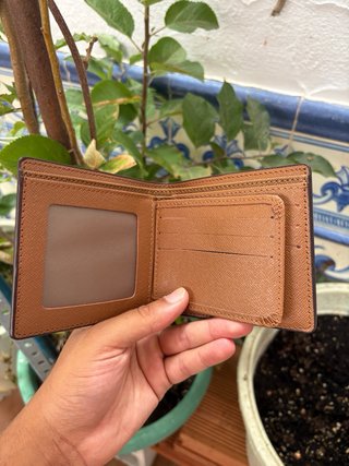 Cartera Louis Vuitton Marrón y Dorada