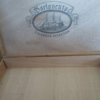 Caja de puros Santa Cruz y Barlovento de madera