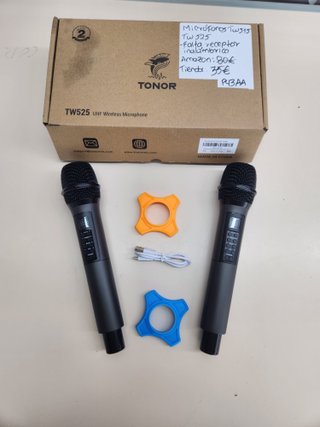 Micrófonos Inalámbricos TONOR TW515/TW525 UHF
