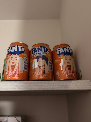 Pack 3 Latas Fanta Naranja Lola Indigo