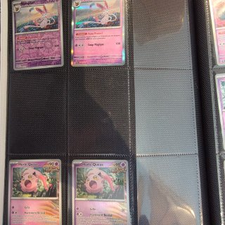 Binder Pokémon Eevee Prismático Comunes,reverses,☆