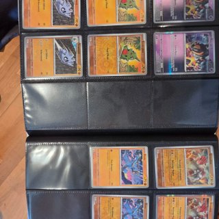 Binder Pokémon Eevee Prismático Comunes,reverses,☆