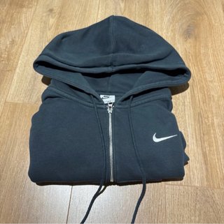 Felpa Nike nera con zip