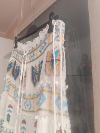 Falda Job étnica bordada talla única