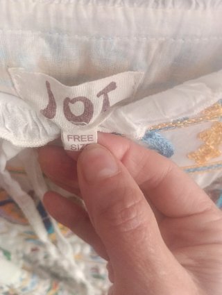 Falda Job étnica bordada talla única