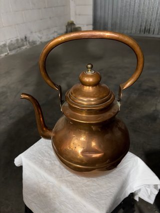Bollitore in rame antico
