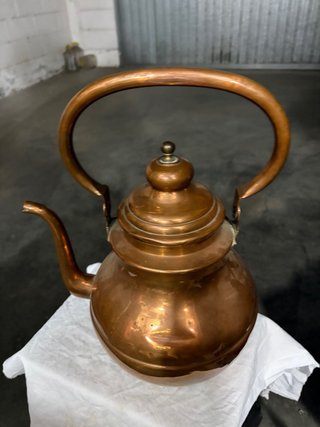Bollitore in rame antico