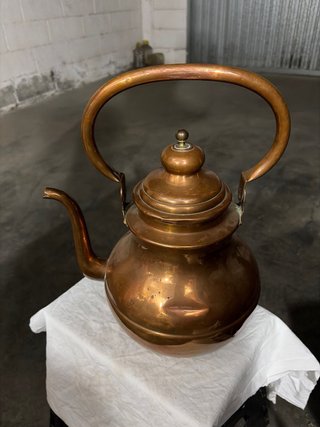 Bollitore in rame antico