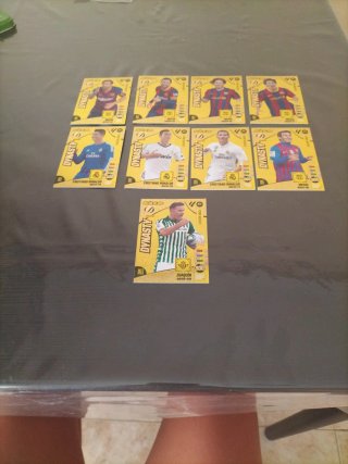 Lote 9 cartas fútbol Dynasty