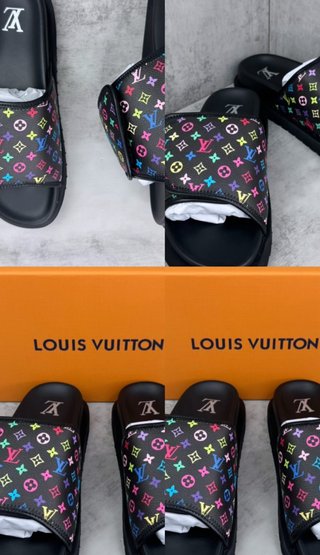 Chanclas Louis Vuitton Multicolor