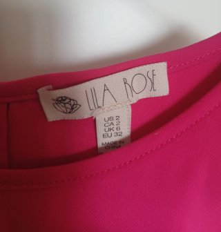 Vestido de fiesta fucsia Lila Rose