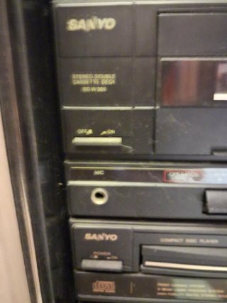 Equipo de música Sanyo
