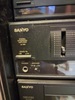 Equipo de música Sanyo