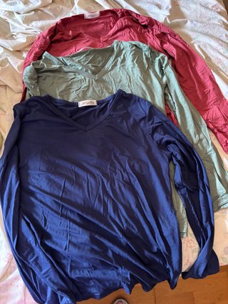 Pack 3 Camisetas Manga Larga