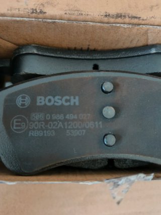 Pastillas Freno Bosch 0986494027 / BP318