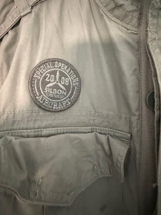 Chaqueta verde militar Silbon