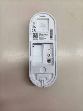 Videoportero Reolink WiFi 2K+ inalámbrico con detección de personas y paquetes blanco