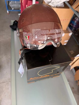 Casco de moto de piel nuevo (consultar talla, es p