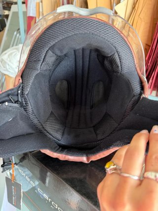 Casco de moto de piel nuevo (consultar talla, es p