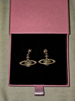 Orecchini pendenti argento 925 placcati oro